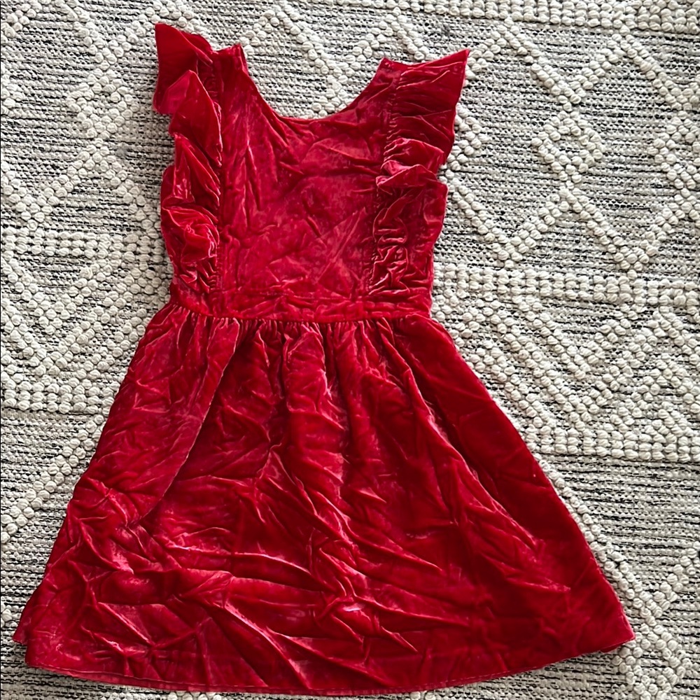 Crew Cuts  Red Velvet Kids Dress